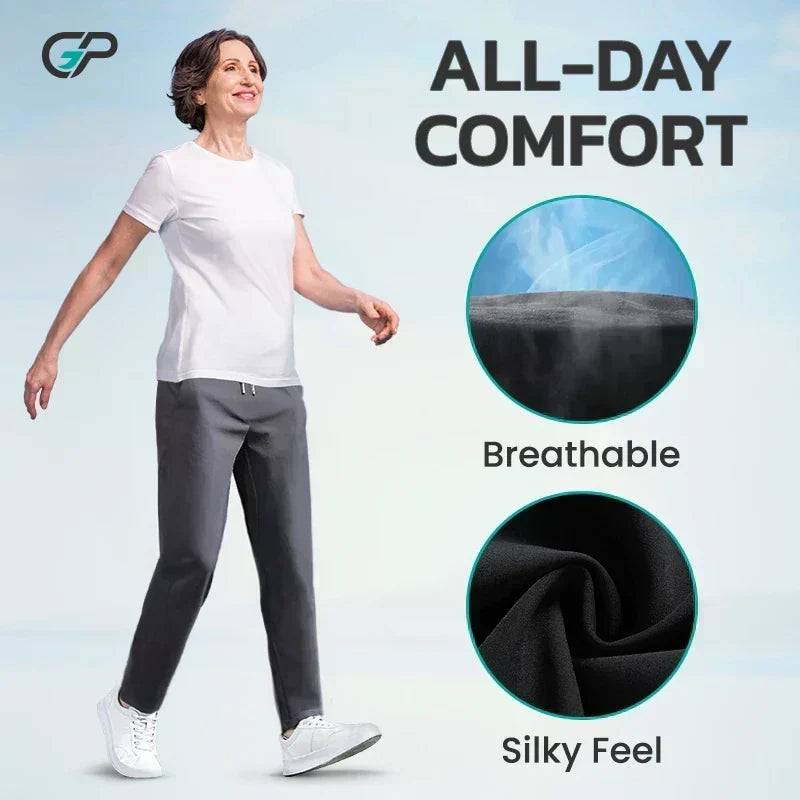 📢⏰Stretch Breathable Straight-Leg Casual Athletic Pants