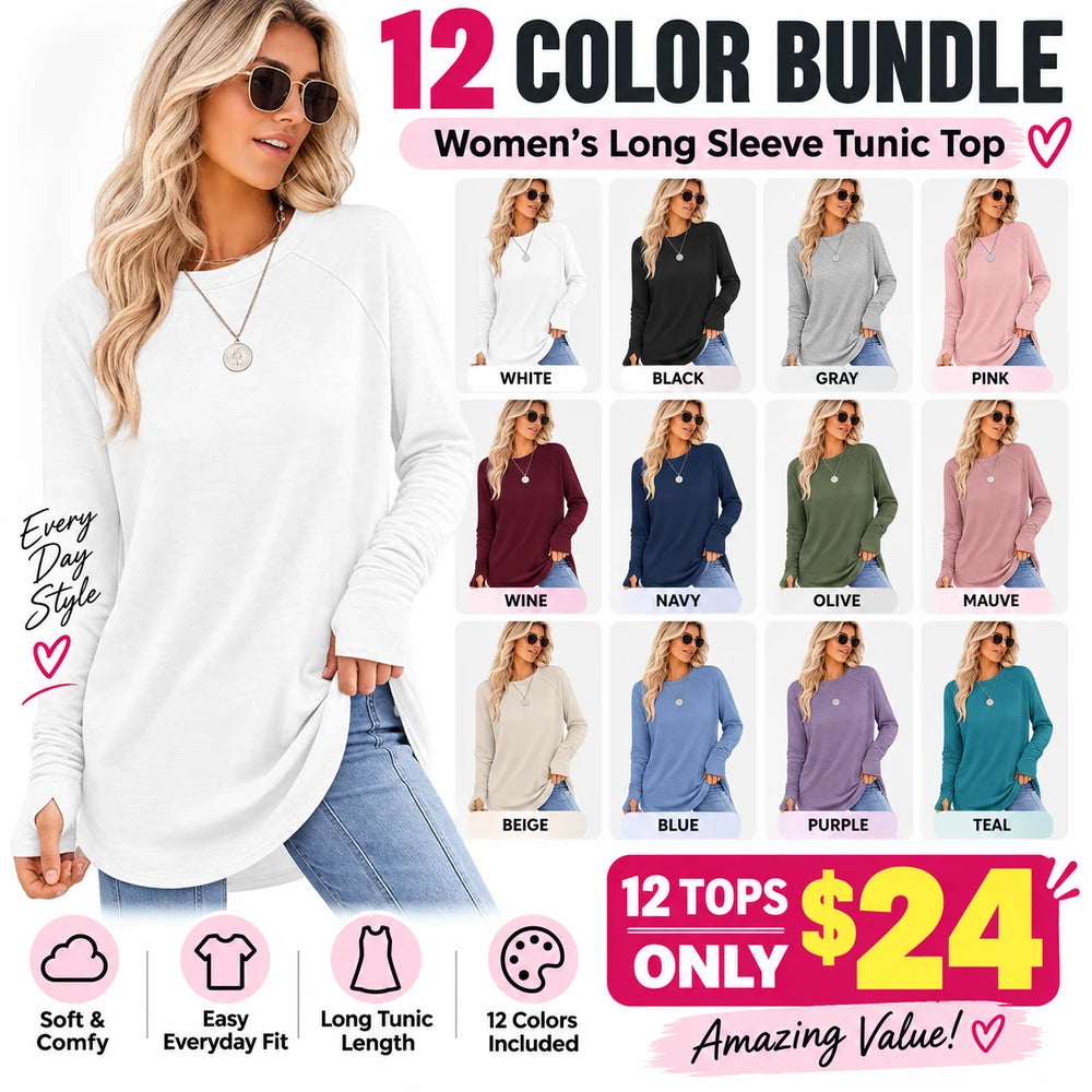 Belted Long Sleeve Tunic