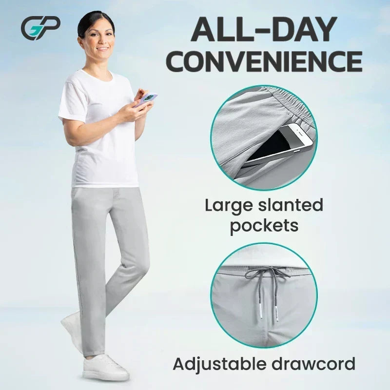 📢⏰Stretch Breathable Straight-Leg Casual Athletic Pants