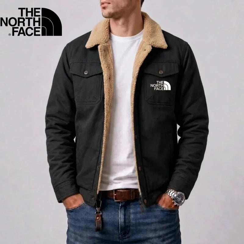 Mens Sherpa Lined Utility Jacket